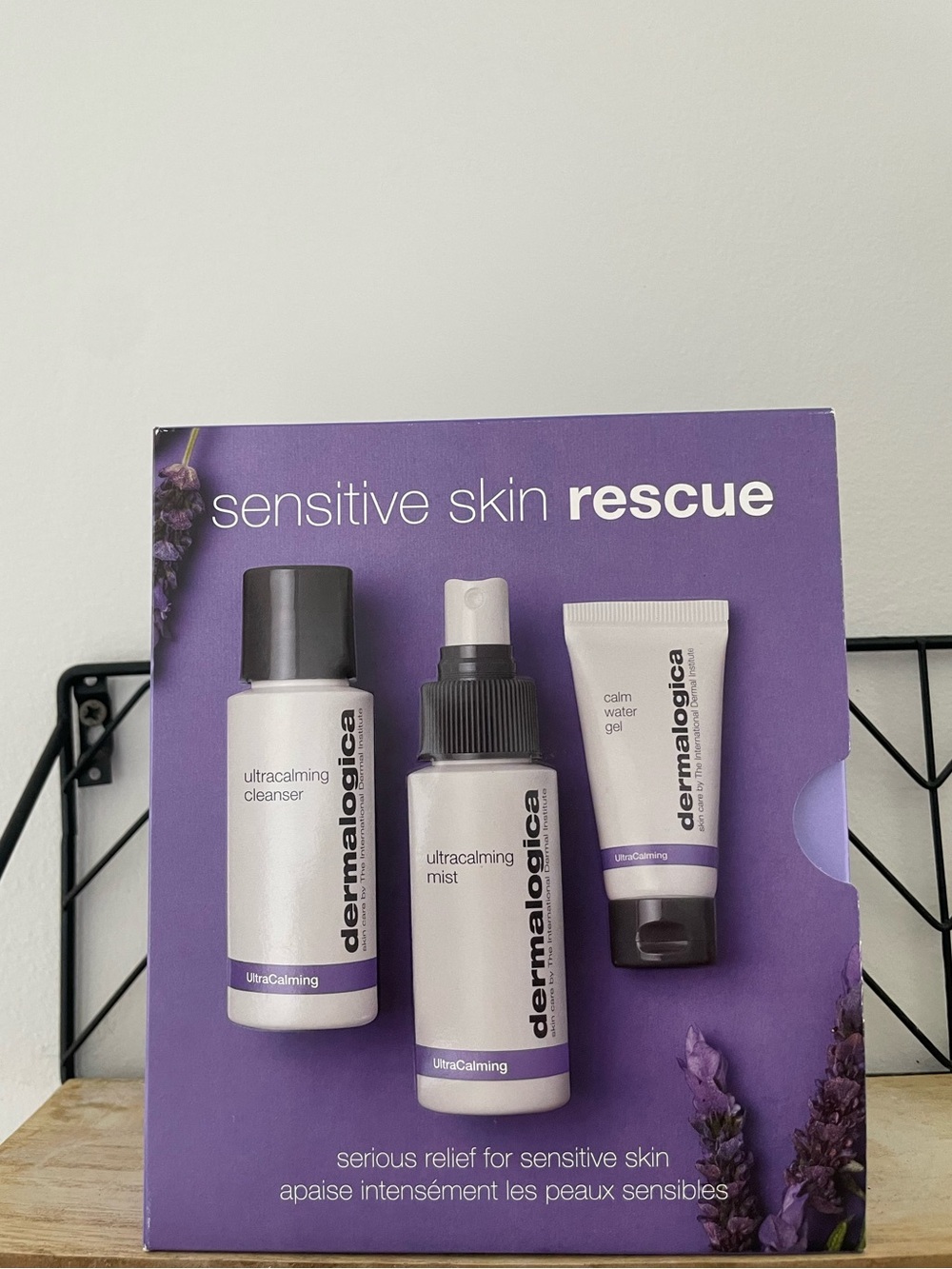 dermalogica Purple Sensitive Skin Rescue Trio NEW
